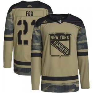 Adam Fox New York Rangers Adidas Authentic Military Appreciation Practice Jersey (Camo)