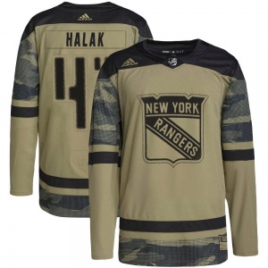 Jaroslav Halak New York Rangers Adidas Authentic Military Appreciation Practice Jersey (Camo)