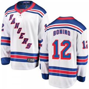 Nick Bonino New York Rangers Fanatics Branded Youth Breakaway Away Jersey (White)