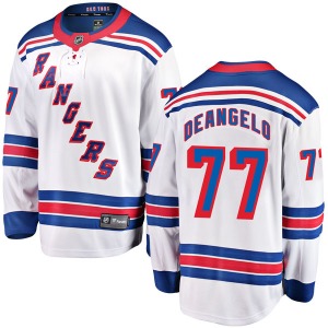 Tony DeAngelo New York Rangers Fanatics Branded Youth Breakaway Away Jersey (White)
