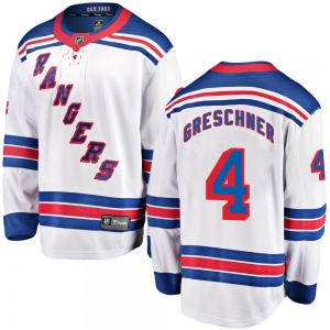 Ron Greschner New York Rangers Fanatics Branded Youth Breakaway Away Jersey (White)