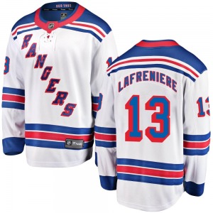 Alexis Lafreniere New York Rangers Fanatics Branded Youth Breakaway Away Jersey (White)