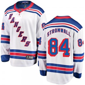 Malte Stromwall New York Rangers Fanatics Branded Youth Breakaway Away Jersey (White)