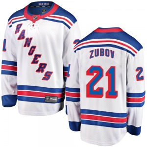 Sergei Zubov New York Rangers Fanatics Branded Youth Breakaway Away Jersey (White)