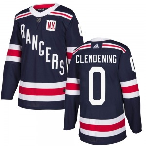 Adam Clendening New York Rangers Adidas Youth Authentic 2018 Winter Classic Home Jersey (Navy Blue)