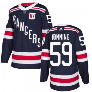 Ty Ronning New York Rangers Adidas Youth Authentic 2018 Winter Classic Home Jersey (Navy Blue)