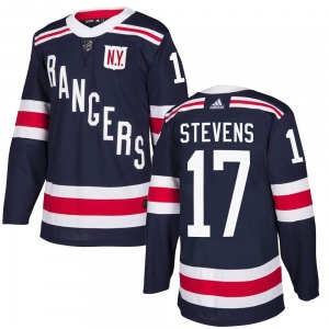 Kevin Stevens New York Rangers Adidas Youth Authentic 2018 Winter Classic Home Jersey (Navy Blue)