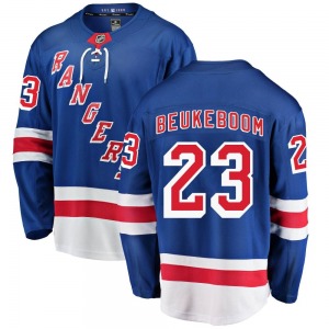 Jeff Beukeboom New York Rangers Fanatics Branded Youth Breakaway Home Jersey (Blue)