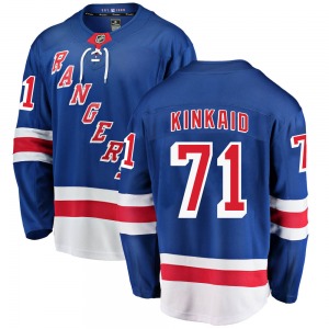 Keith Kinkaid New York Rangers Fanatics Branded Youth Breakaway Home Jersey (Blue)