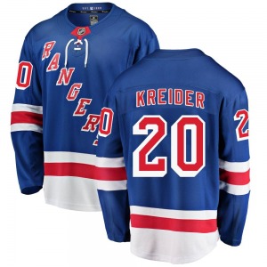 Chris Kreider New York Rangers Fanatics Branded Youth Breakaway Home Jersey (Blue)