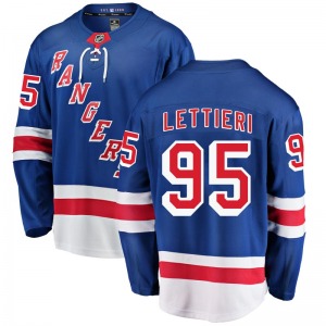 Vinni Lettieri New York Rangers Fanatics Branded Youth Breakaway Home Jersey (Blue)