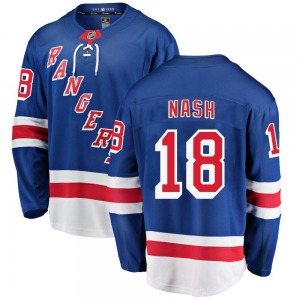 Riley Nash New York Rangers Fanatics Branded Youth Breakaway Home Jersey (Blue)