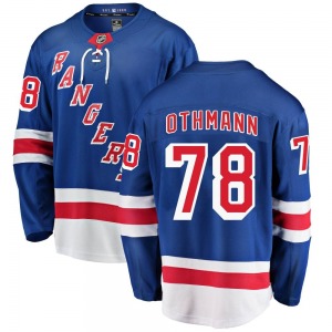 Brennan Othmann New York Rangers Fanatics Branded Youth Breakaway Home Jersey (Blue)