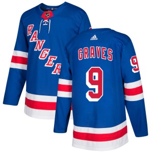 Adam Graves New York Rangers Adidas Authentic Jersey (Royal)
