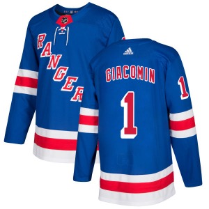 Eddie Giacomin New York Rangers Adidas Authentic Jersey (Royal)