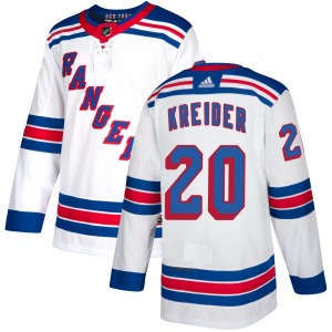 Chris Kreider New York Rangers Adidas Authentic Jersey (White)