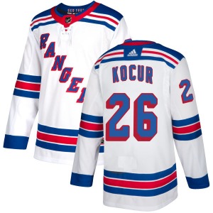 Joe Kocur New York Rangers Adidas Authentic Jersey (White)