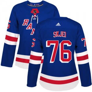Brady Skjei New York Rangers Adidas Women's Authentic Home Jersey (Royal Blue)