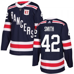 Brendan Smith New York Rangers Adidas Youth Authentic 2018 Winter Classic Jersey (Navy Blue)