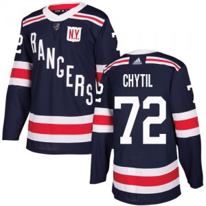 Filip Chytil New York Rangers Adidas Youth Authentic 2018 Winter Classic Jersey (Navy Blue)